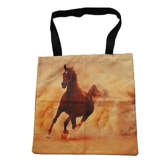 Horse Tote Bags & Keychain NEW - Picture 2 of 4